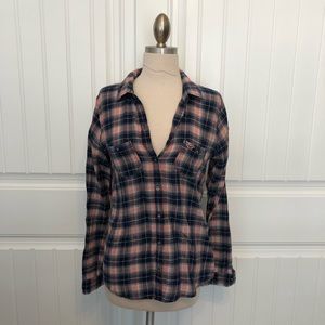 Hollister Plaid Button Up